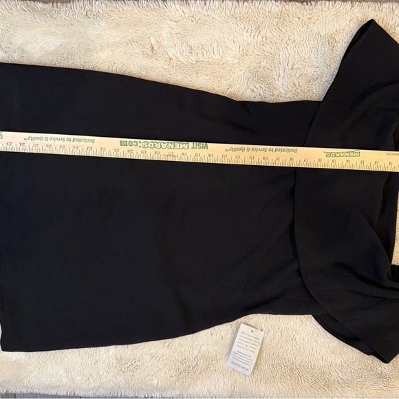 NWT Nordstrom Black One-Shoulder Dress - Picture 7 of 10